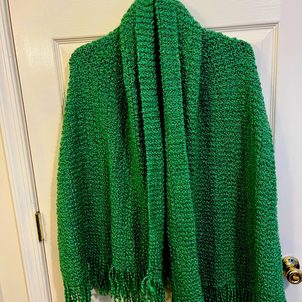 Handmade crocheted shawl